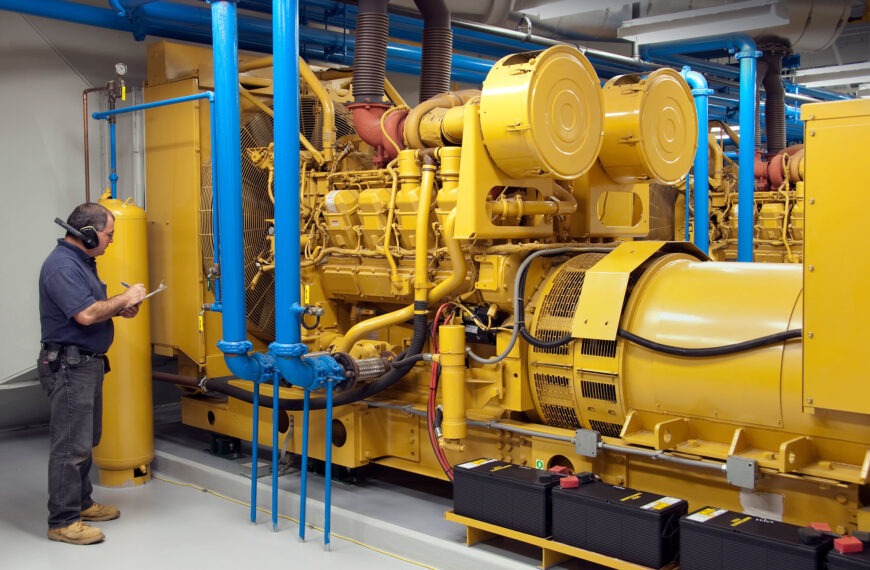 Endüstriyel jeneratör dairesi periyodik muayene, tesisat kontrolü ve teknik denetim süreci